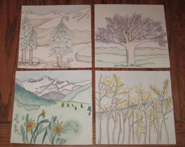 Зарисовка времена года