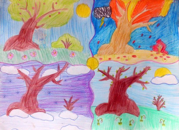 Рисование времена года