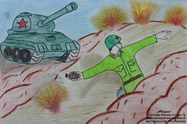 Рисунки на военную тему