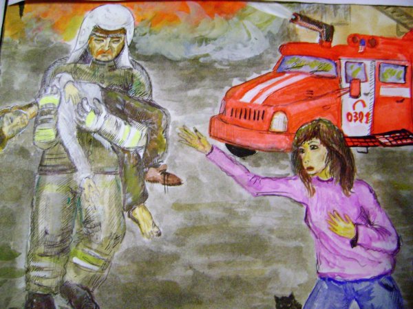 Рисунок на тему подвиг