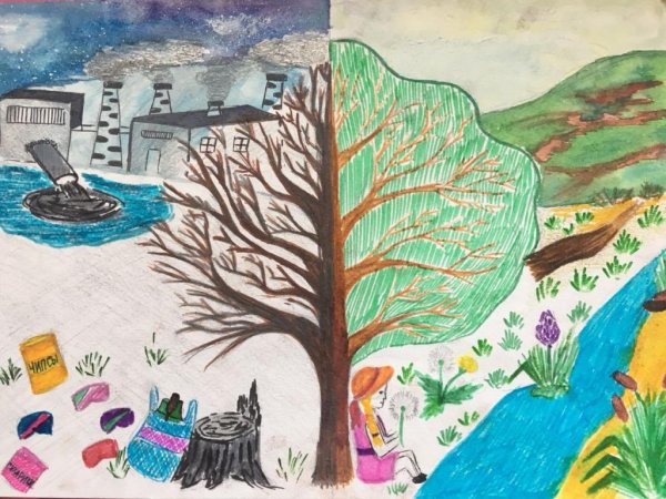 Экология рисунки детей