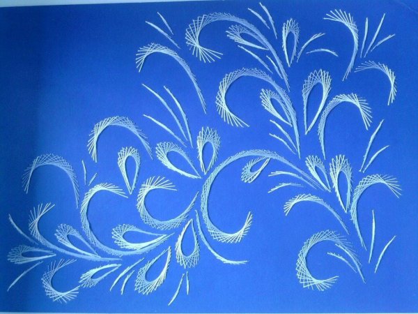 Морозные узоры рисование