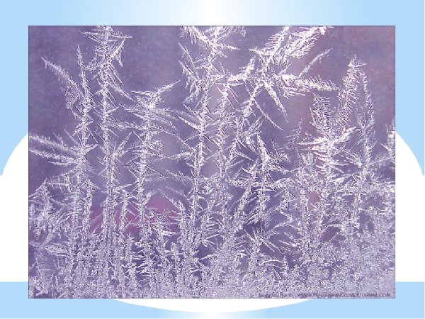 Узоры на окне рисование