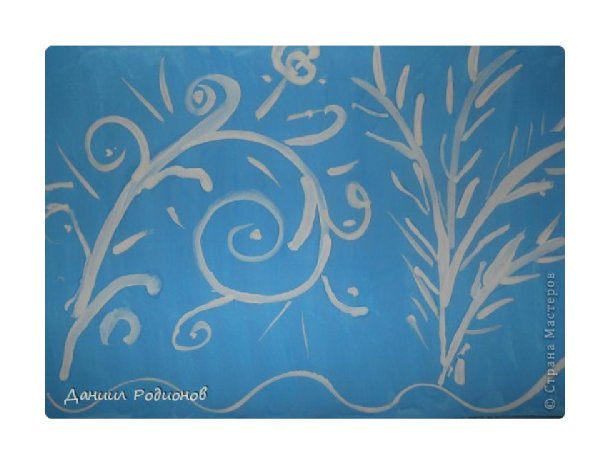 Узоры на окне