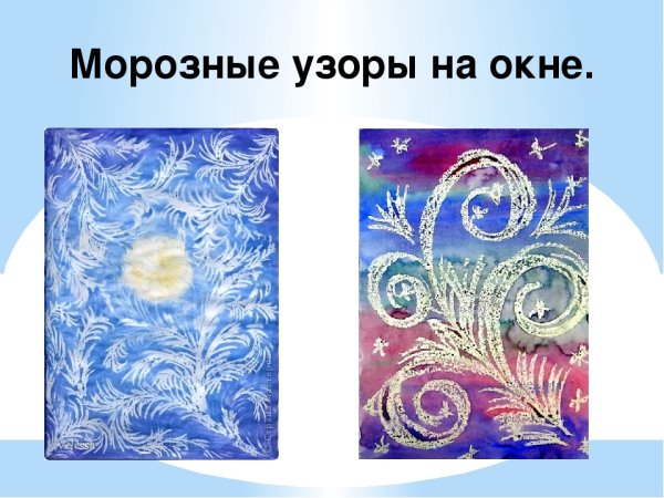 Зимние орнаменты и узоры