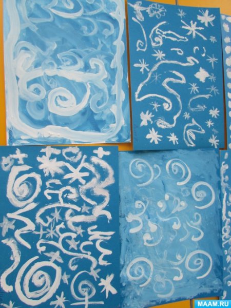 Морозные узоры подготовительная группа