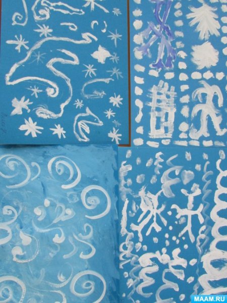 Узоры Деда Мороза на стекле