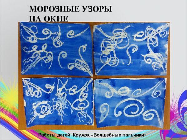 Зимние узоры на окнах