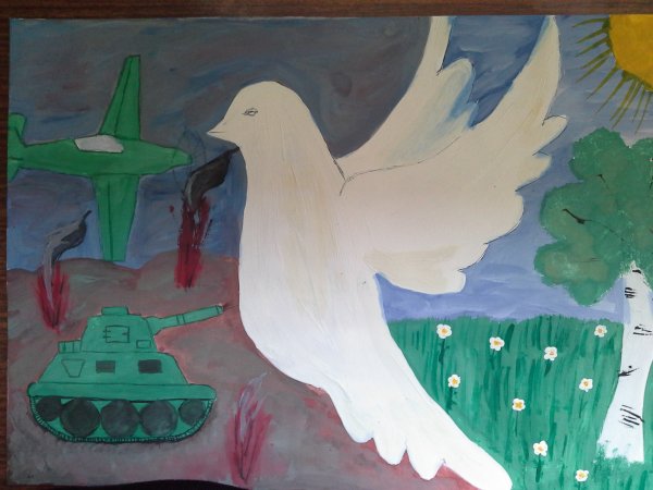 Детские рисунки о войне