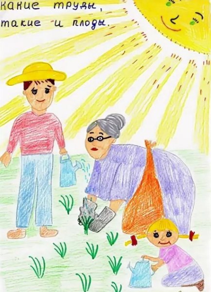 Рисунок к пословице