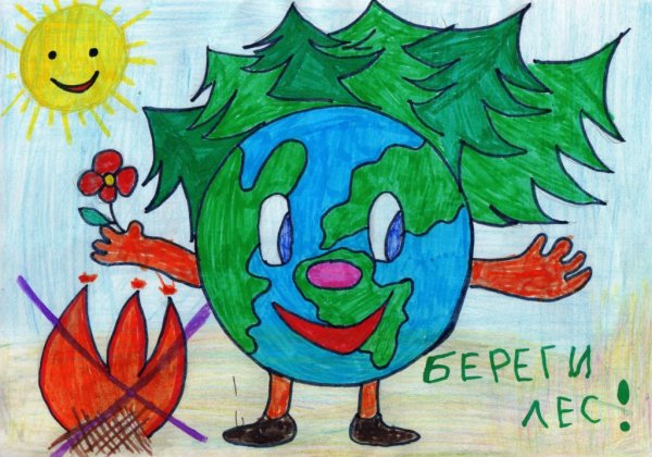 Рисунки на тему экологии для детей