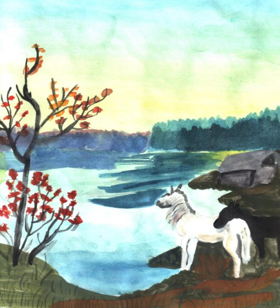 Иллюстрация к произведению пейзаж