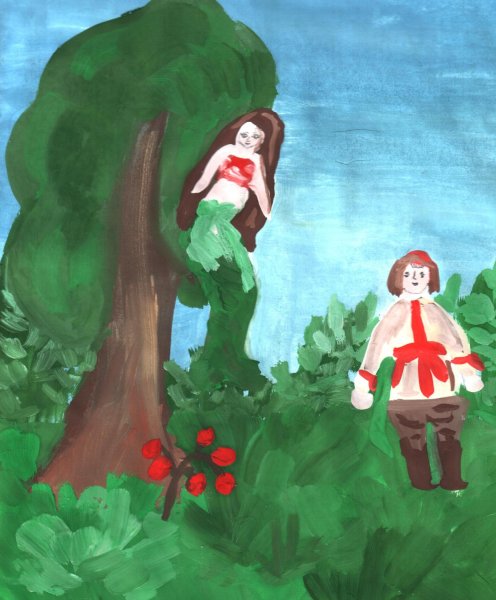 Бежин луг рисунок