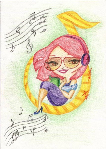 Рисунок на тему хобби