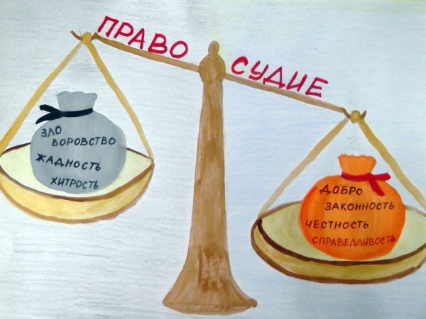 Рисунок на тему я и закон