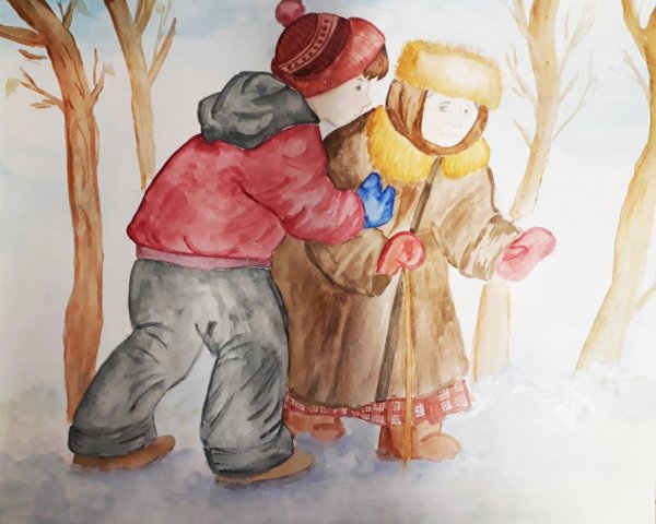 Рисунок на тему Милосердие