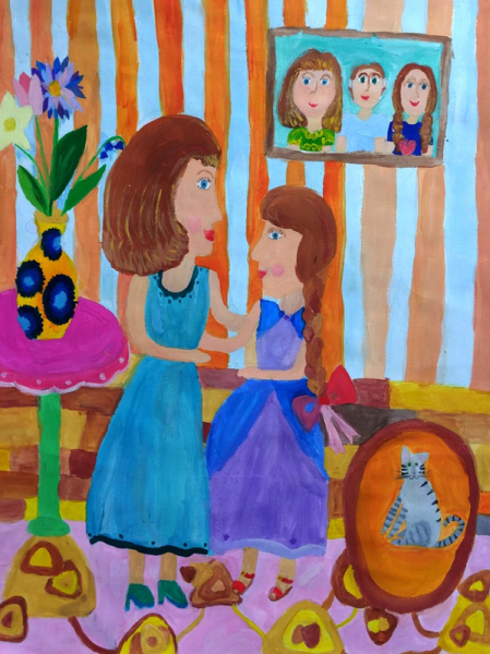 Конкурс детского рисунка моя мама