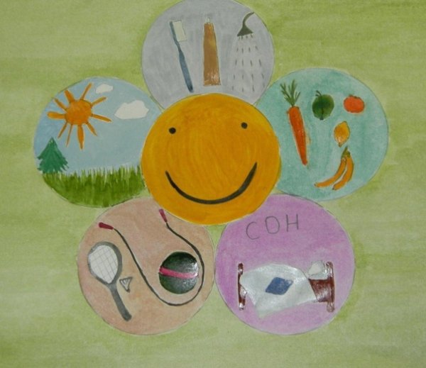 Рисование здоровый образ жизни