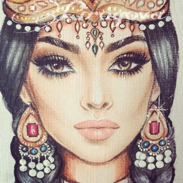 Индийский стиль в живописи