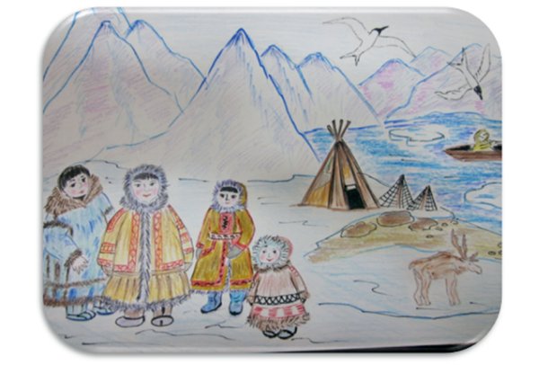 Рисование народы севера ненцы