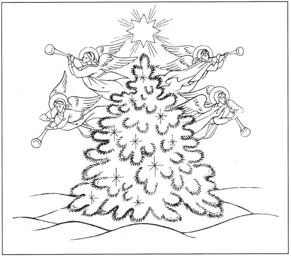 Набросок новый год