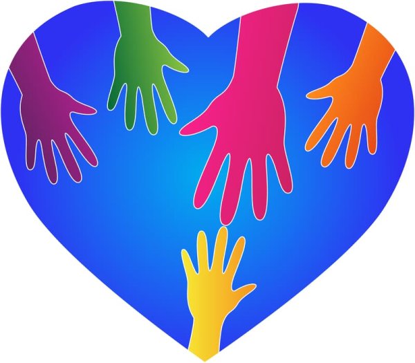 Рисунок на тему рука помощи