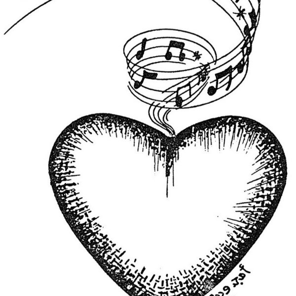 Рисуем музыкальное сердце
