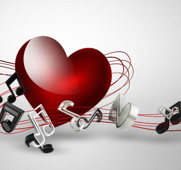 Нотки сердечко