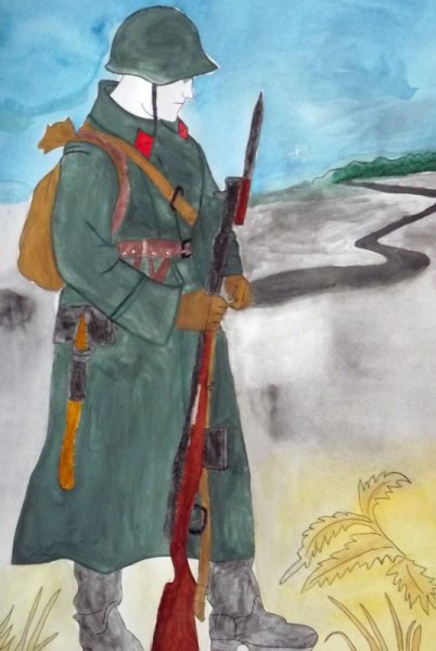 Рисунок на тему битва под Москвой