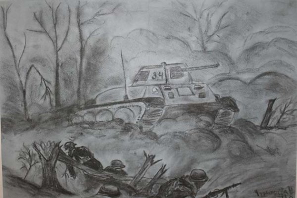 Идея для рисунка битва под Москвой легко