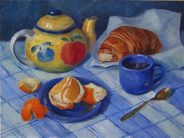 Натюрморт завтрак