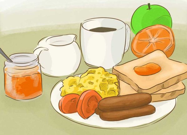 Завтрак мультяшные