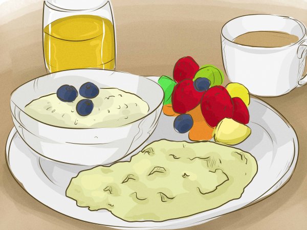 Завтрак рисунок
