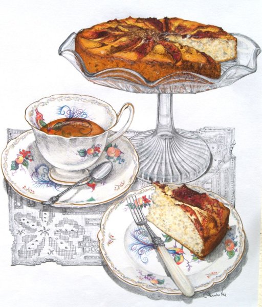 Акварельные иллюстрации для кухни