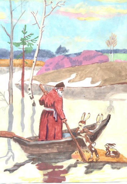 Дед Мазай и зайцы