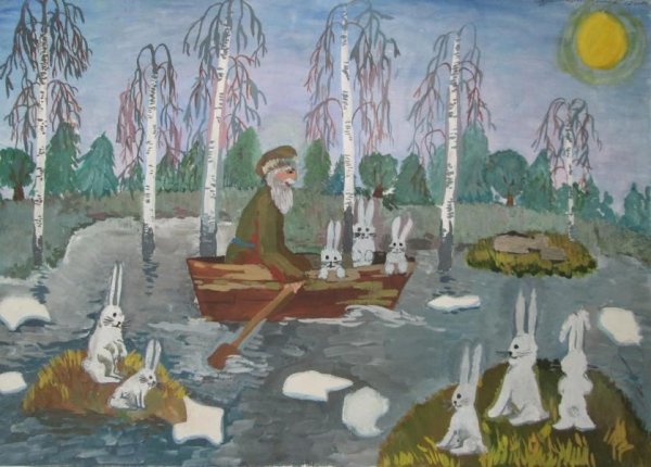 Дедушка Мазай и зайцы