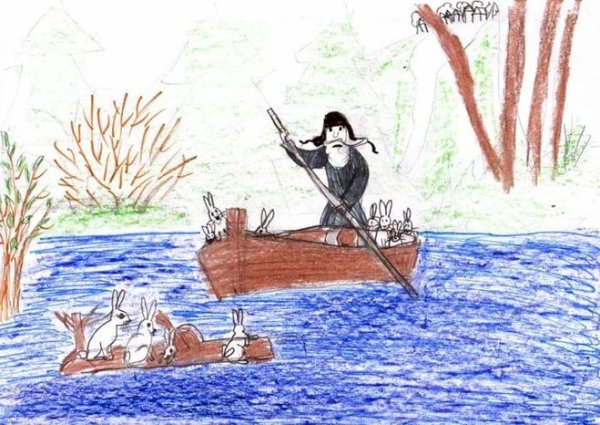 Некрасов Николай Алексеевич "дедушка Мазай и зайцы"