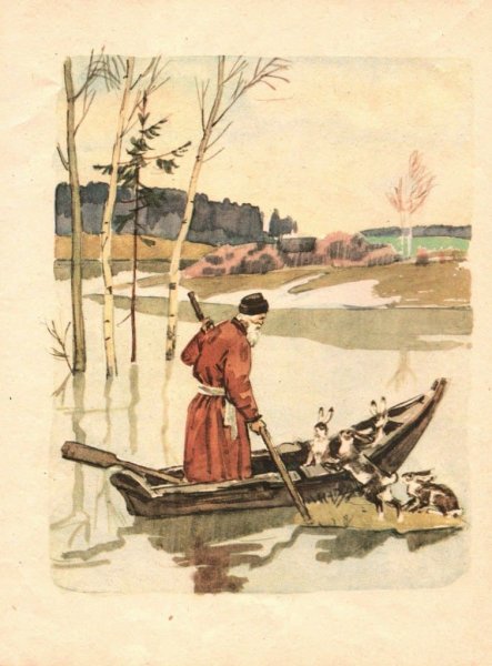 Н А Некрасов дедушка Мазай и зайцы