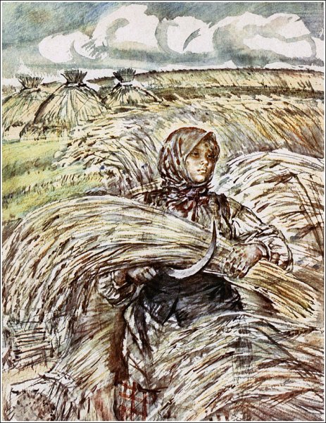 Некрасов иллюстрации Бескараваев