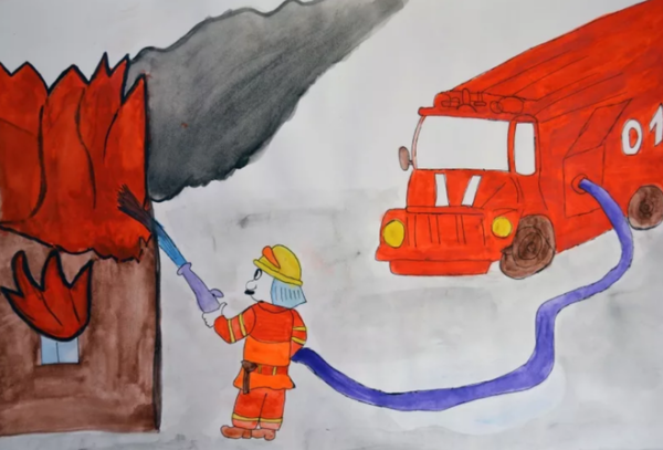 Пожарная безопасность рисунки