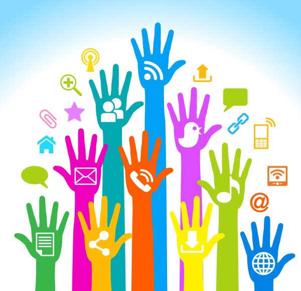 Фон для презентации волонтеры