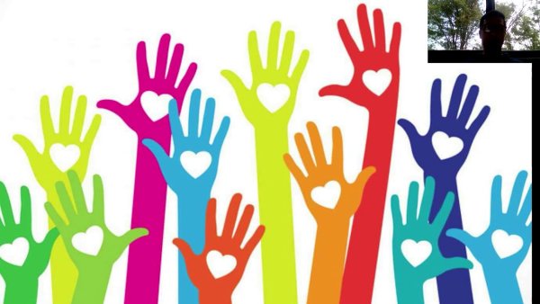 Плакат на тему волонтёрства