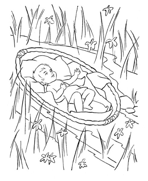 Моисей младенец Ветхий Завет