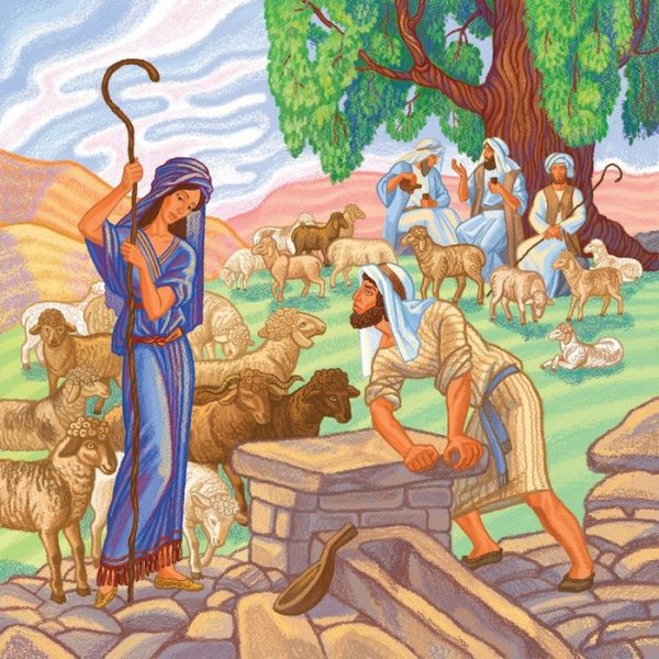 Раскраска адам и ева в Эдемском саду