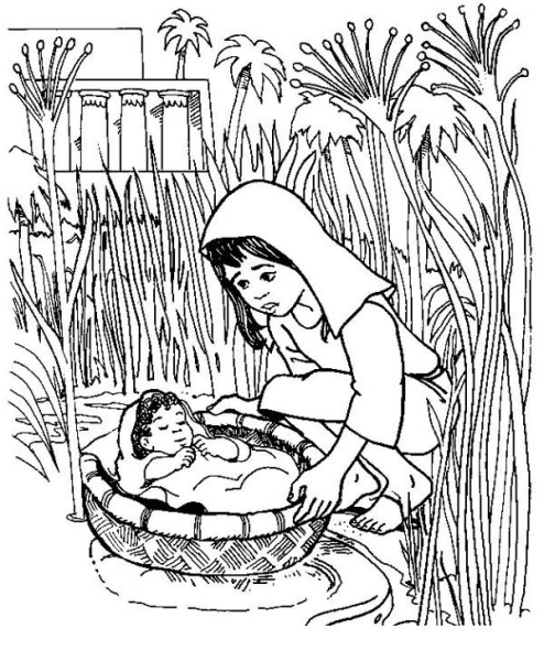 Моисей младенец Ветхий Завет