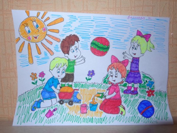 Конкурс рисунков Здравствуй лето