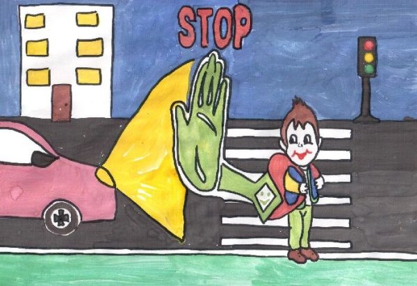 Рисунки по ПДД