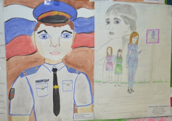 Рисование в подготовительной группе на тему полицейский