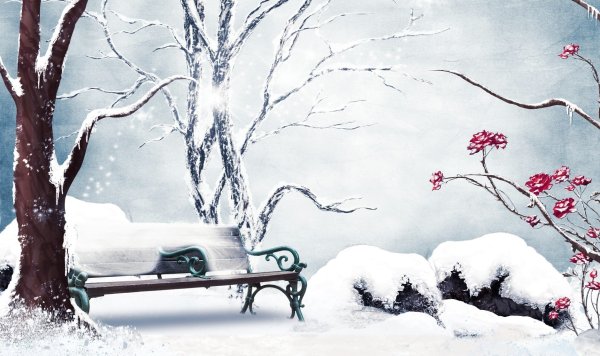 Картина в ожидании новогоднего чуда