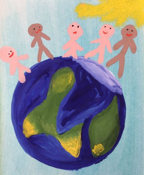 Рисование земля наш общий дом